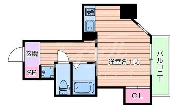 中崎町駅 徒歩7分 2階の物件間取画像